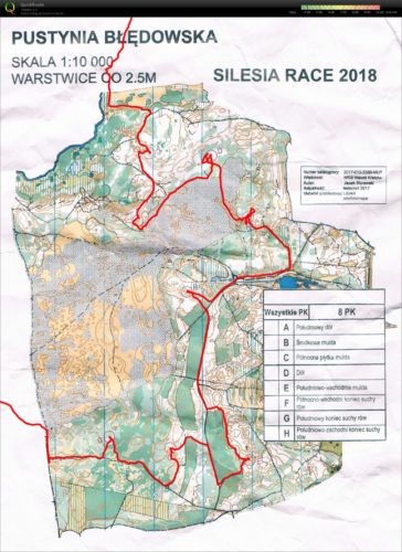 Silesia Race 2018 PROFI - etap 7 - mapa