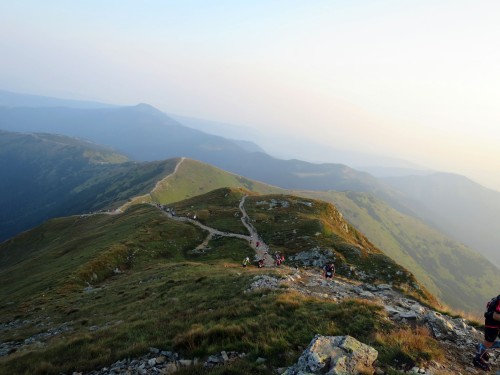 Bieg Granią Tatr - podejście na Wołowiec